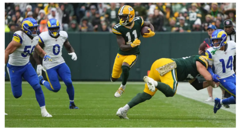 Green Bay Packers’ Jayden Reed Secures Spot Among Best Slot Receivers Through Week 12
