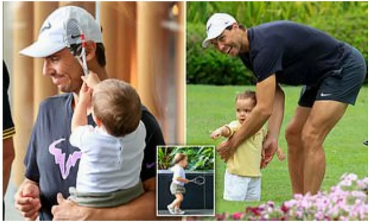 Rafael Nadal and His Son ❤❤😍