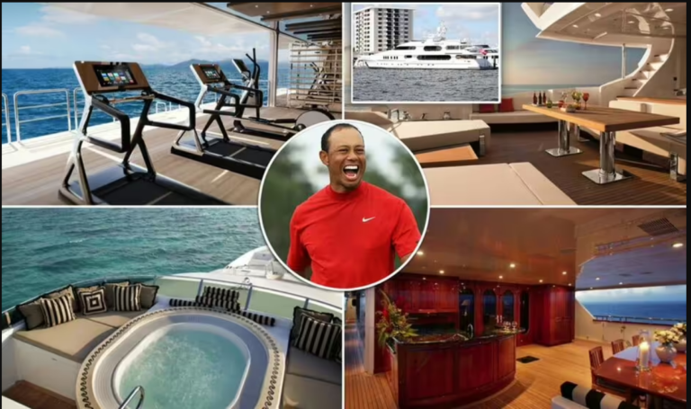 A Peek Inside Tiger Woods’ Luxurious Yacht: Jet Skis, Jacuzzi, and a Gym with an Ocean View