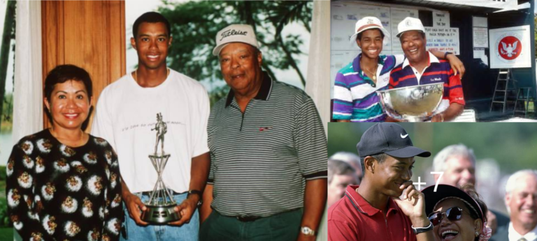 A Rare Picture of Tiger Woods and His Family