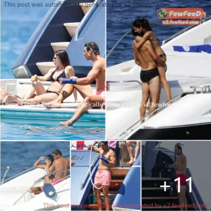 Rafael Nadal and wife spending quality time at the beach