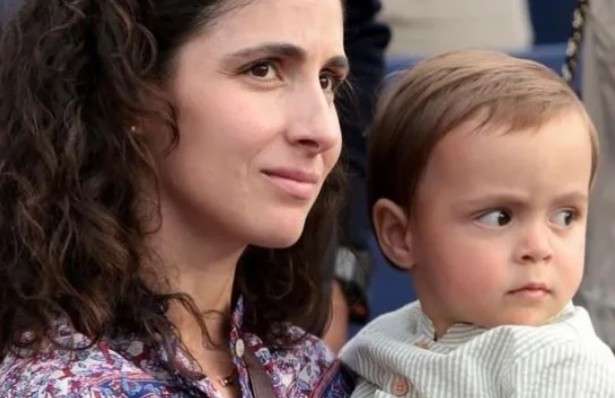 In the heart of Barcelona, a family bond shines brightly as Mrs. Nadal and Rafa Jr. take center stage.