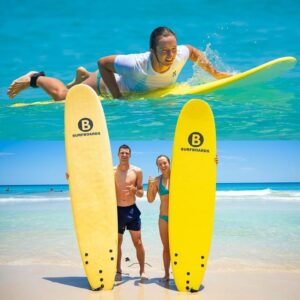 IGA Świątek odniosła sukces podczas lekcji surfingu na plaży Scarborough.