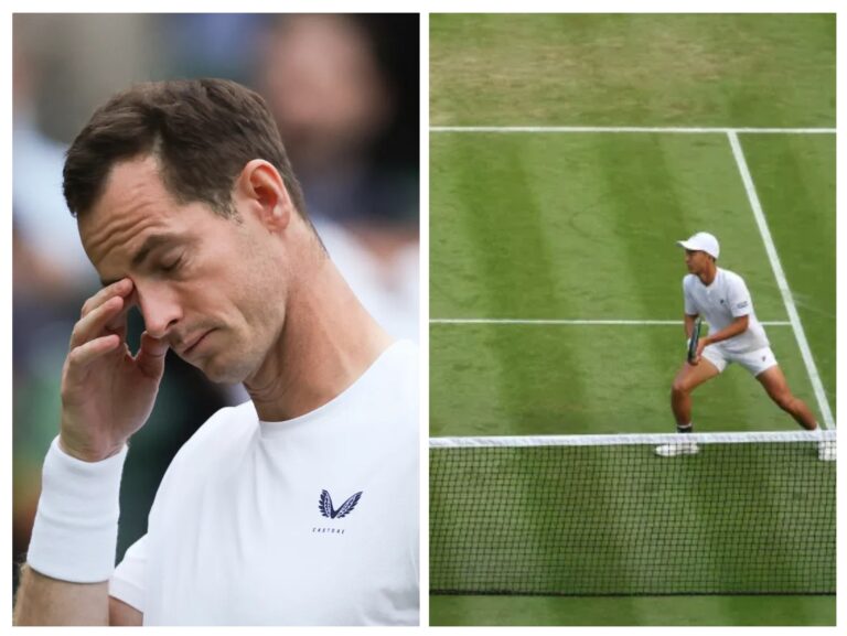 Andy Murray łamie 29-letni rekord, dwukrotny zwycięzca rozpłakany podczas emocjonalnego pożegnania na Wimbledonie.