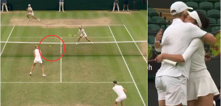 Sześć uderzeń na wagę finału Wimbledonu. A potem euforia Polaka [WIDEO]