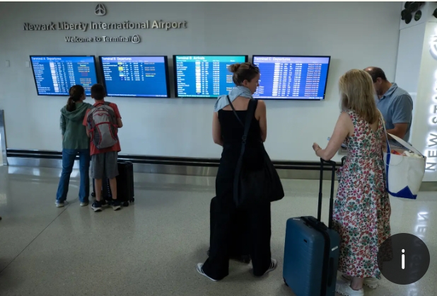 Hundreds of flights delayed at NYC’s airports as weather throws a wrench in travel