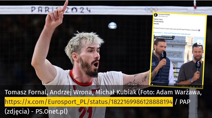 Do Tomasza Fornala Ma Się Kłócić z Francuzami. „Michael Phelps Trash Talku”