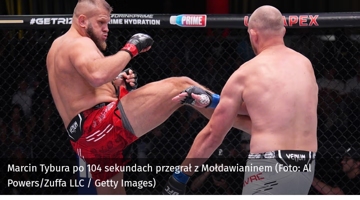 Fatalny scenariusz dla Polaka w walce wieczoru UFC. Rachunki wyrównane