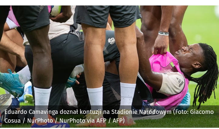 Niepokojące obrazki na Stadionie Narodowym. Gwiazdor Realu Madryt zwijał się z bólu