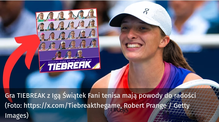 Tak wygląda Iga Świątek w TIEBREAK. Fani są zachwyceni