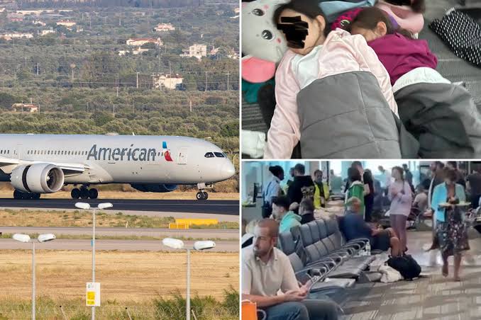 “American Airlines Passengers Endure 20-Hour Stranded Nightmare After Flight Diverted to Bermuda”