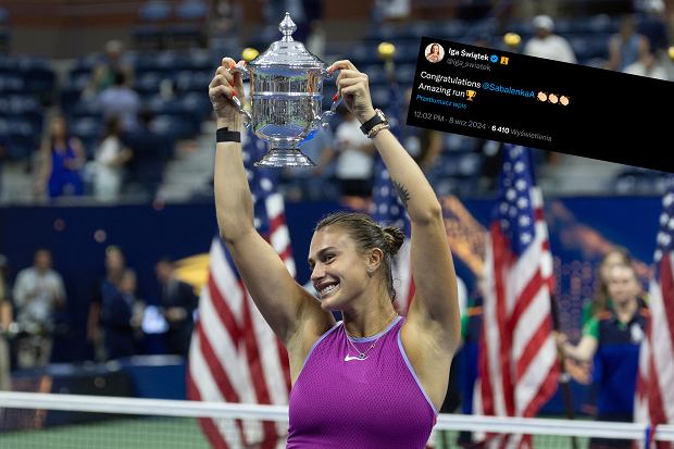 Iga Świątek pokazała klasę. Oto co napisała do Sabalenki po US Open