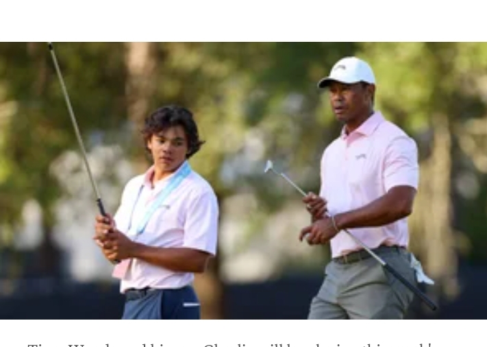 Tiger Woods and His Son Charlie Set to Play in This Week’s PNC Championship