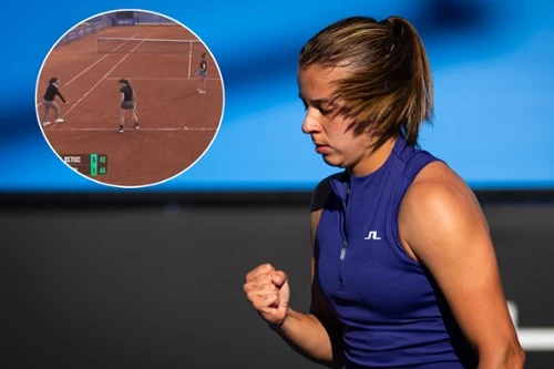 Rewanż Polki za finał w WTA, piłka setowa. Sędzia weszła na kort. Zmiana decyzji